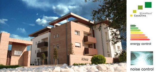 Residence Althea: certificato casaclima, risparmio energetico, alto livello di abbattimento acustico
